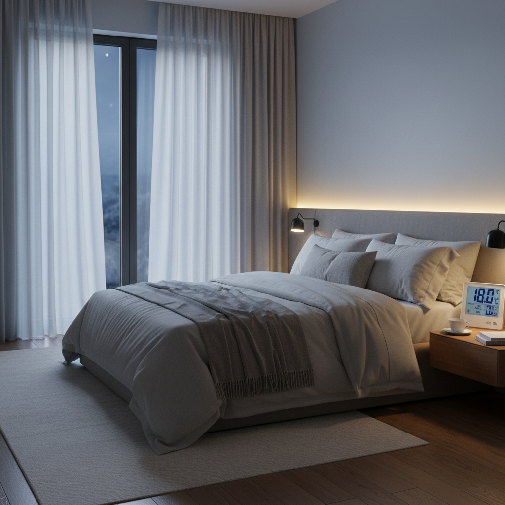 Schlafzimmer Temperatur ideal zum Schlafen